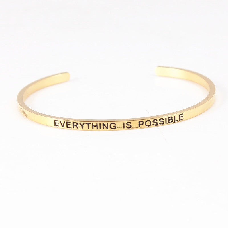 Pulsera de pareja de acero inoxidable de acero de acero dorado de titanio de titanio al por mayor